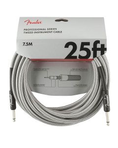 Fender Professional Tweed Instrumentenkabel 7,5m weiß
