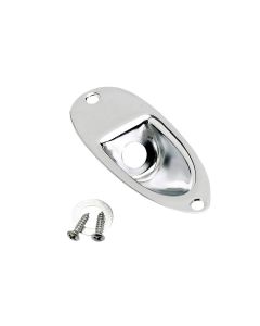 Fender Standard Stratocaster Recessed Jack Ferrule Platte Chrom