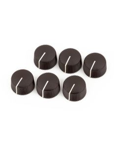 Fender Vintage Amplifier Buttons Braun (6 Stück)