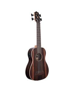 Kala Striped Ebony Fretted Acoustic-Electric U-BASS w Round Wounds