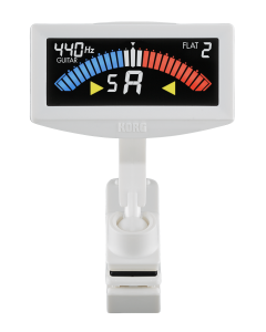 KORG AW-4G PitchCrow-G chromatischer Ansteck-Tuner weiß