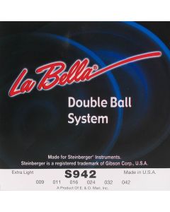 La Bella S942 Double Ball System E-Gitarrensaiten .09