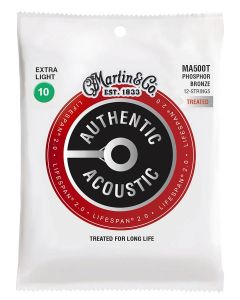 Martin MA500T Authentic Acoustic Lifespan 2.0 12-saitige Gitarrensaiten Phosphor/Bronze .010