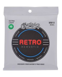 Martin MM10X Retro Acoustic Monel Wunde .010