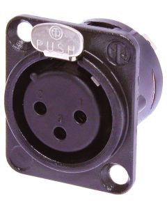 Neutrik NC3FDLB1 Weibliches XLR-Chassis