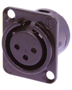 Neutrik NC3FDLBAG1 Weibliches XLR-Chassis