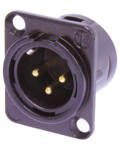 Neutrik NC3MDLB1 XLR-Chassis, männlich