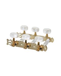 Mechaniken klassische gitarre nylon 70mm gold