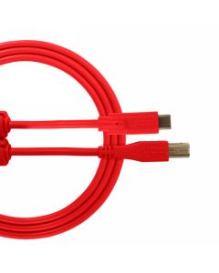 UDG UDG Ultimate Audio Cable USB 2.0 C-B Red Straight 1.5m