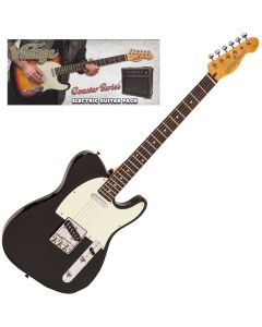 Vintage V20 Coaster Electric Guitar Pack - Gloss Black