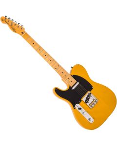 Vintage V52 Left Handed Electric Guitar - Butterscotch