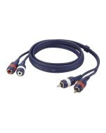 DAP FL276 2x Cinch-Stecker - 2x Cinch-Buchse Kabel 6 m