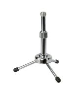 DAP Mini Tischmikrofonstativ 12 bis 16 cm Chrom