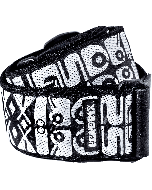 Dunlop JH05 Jimi Hendrix Logo schwarz weißer Gitarrengurt