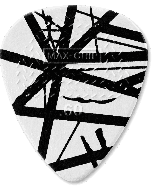 Dunlop Max-Grip EVH schwarz-weiß 0,60 mm Pick 24 Stück