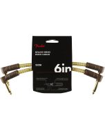 Fender Deluxe Patchkabel 15cm Tweed (2 Stück)
