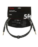 Fender Deluxe Series Instrumentenkabel 1,5m Tweed schwarz