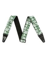Fender Hawaiian 2inch Gitarrengurt Green Floral