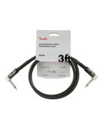 Fender Professional Series Gitarrenkabel doppelt gewinkelt 90cm schwarz