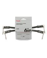 Fender Professional Series Patchkabel 15cm rechtwinklige Buchsen (2 Stück)