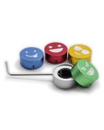 Valeton VFC-1 aluminum alloy footswitch caps met schroef
