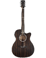 Washburn Deep Forest Ebony ACE Auditorium Elektroakustische Gitarre mit Cutaway