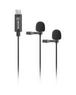 Boya Duo Clip-On Lavalier Microphone BY-M3D For USB-C