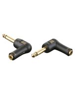 DAP XGA10 Mono-Klinkenstecker - Stereo-Miniklinkenbuchse rechtwinkliger Adapter 10 kOhm