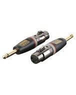 DAP XGA23 XLR-Buchse - Mono-Klinkenstecker-Adapter