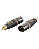 DAP XGA32 XLR-Stecker - RCA-Stecker-Adapter