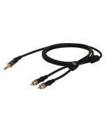 DAP XGL2275 Mono-Klinke - 2x Cinch-Stecker Kabel 0,75 m