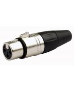 DAP XLR-Stecker 3P weiblich Nickel