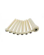 Fender Bridge Pin Set Akustikgitarre weiß mit Endpin
