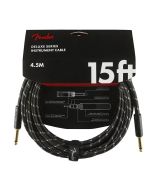 Fender Deluxe Series Instrumentenkabel 4,5m Tweed schwarz