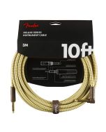 Fender Deluxe Series Instrumentenkabel gewinkelt 3m Tweed