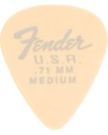 Fender Dura-Tone 0.71 Medium Olympic White Plektrum