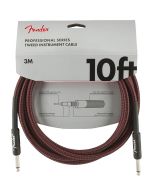 Fender Professional Tweed Instrumentenkabel 3m Rot