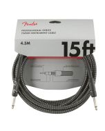 Fender Professional Tweed Instrumentenkabel 4,5 m grau