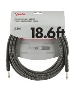 Fender Professional Tweed Instrumentenkabel 5,5 m grau