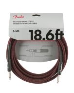 Fender Professional Tweed Instrumentenkabel 5,5m rot