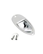 Fender Standard Stratocaster Recessed Jack Ferrule Platte Chrom