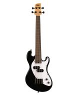 Kala Solid Body 4-String Jet Black Fretless U-BASS