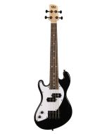 Kala Solid Body 4-String Jet Black Fretted U-BASS Left Handed