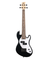Kala Solid Body 4-String Jet Black Fretted U-BASS