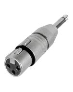 Neutrik NA2FP XLR-Buchse - 6,35-mm-Mono-Klinkenadapter