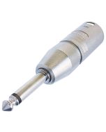 Neutrik NA2MP XLR-Stecker - 6,35-mm-Mono-Klinkenadapter