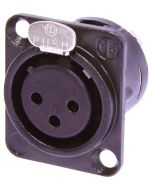 Neutrik NC3FDLB1 Weibliches XLR-Chassis