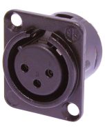 Neutrik NC3FDLBAG1 Weibliches XLR-Chassis