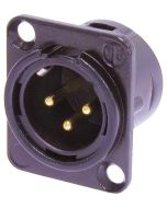 Neutrik NC3MDLB1 XLR-Chassis, männlich