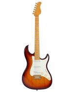 Sire S10 SSS/TS swamp ash elektrische gitaar s-stijl, tobacco sunburst, hardcase included